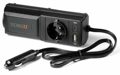 Technaxx Germany TE21 omvormer - 200 Watt uitgangsvermogen - 1x 230V - 2x USB Technaxx Germany TE21 omvormer - 200 Watt uitgangsvermogen - 1x 230V - 2x USB