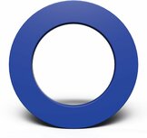 Bull's Plain PU surround blauw