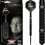 Bull's Kim Huybrechts E2 Full Black 90% steeltip dartpijlen