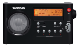 Sangean PR-D7 zwart radio Sangean PR-D7 zwart radio