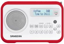 Sangean DPR-67 rood DAB+ radio Sangean DPR-67 rood DAB+ radio