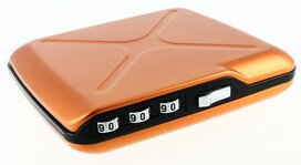 Ögon Code Wallet Orange creditcardhouder Ögon Code Wallet Orange creditcardhouder