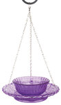 Esschert Design voederkom ruitjesglas paars Esschert Design voederkom ruitjesglas paars