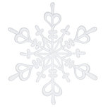 Koziol Flake L wit kerstdecoratie - 2 stuks Koziol Flake L wit kerstdecoratie - 2 stuks