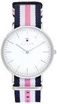 Black Oak Velutino blue white pink 40 mm horloge Black Oak Velutino blue white pink 40 mm horloge