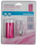 Grundig 4000 mAh powerbank roze Grundig 4000 mAh powerbank roze