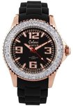 Colori Watch Amazing Rosé Black Crystal Colori Watch Amazing Rosé Black Crystal