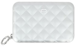 Ögon Quilted Zipper Silver creditcardhouder Ögon Quilted Zipper Silver creditcardhouder