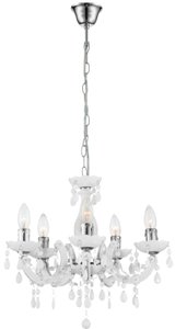 Globo Cuimbra five chandeliers white kroonluchter