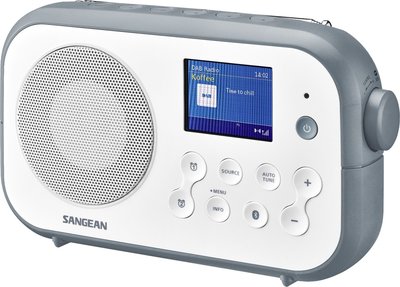 Sangean DPR-42BT wit/steenblauw DAB+ radio