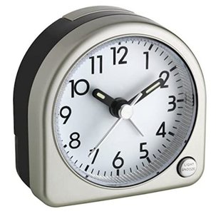 TFA Qworm grijs 6 cm wekker