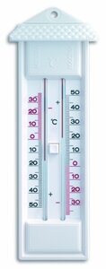 TFA Maxima Minima White analoge thermometer