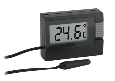 TFA Cable black thermometer
