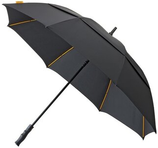Falcone Robuust windproof golfparaplu zwart