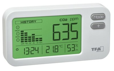 TFA Airco2ntrol Coach Dual Beam CO2 luchtkwaliteitsmeter