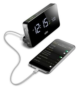 Braun BC20B zwart wekker