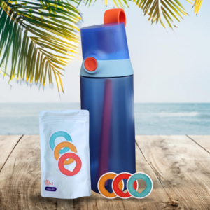 Air Up Mini Sipper Dolphin Blue 600 ml starterskit + drie pods