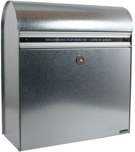 Allux KS200 zilver brievenbus