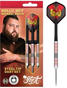 Shot Michael Smith Brass steeltip dartpijlen - 24 gram