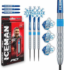 Red Dragon Gerwyn Price Brass steeltip dartpijlen - 20 gram
