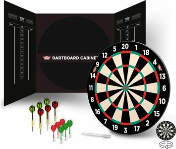 Bull's magnetisch en flocked dartbord - draai eenvoudig om