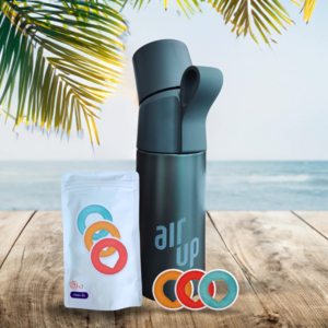 Air Up Steel Dusky Obsidian 480 ml starterskit + drie pods
