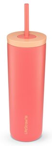 LifeStraw Go Steel Tumbler met waterfilter 500ml apricot pink