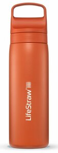 LifeStraw Go Steel waterfles met filter 500ml kyoto orange