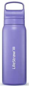 LifeStraw Go Steel waterfles met filter 700ml thistle purple