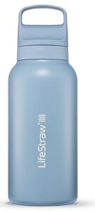 LifeStraw Go Steel waterfles met filter 1000ml icelandic blue