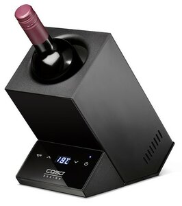 Caso WineCase One Black thermo-elektrische wijnkoeler - voor 1 fles
