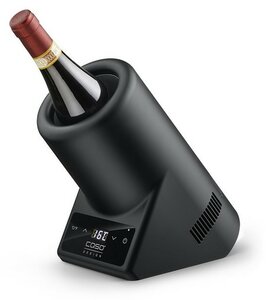 Caso VinoCase Black thermo-elektrische wijnkoeler - voor 1 fles