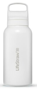 LifeStraw Go Steel waterfles met filter 1000ml polar white
