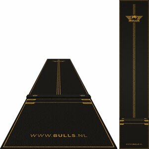 Bull's Advantage Carpet Oche zwart dartmat - 300 x 85 cm