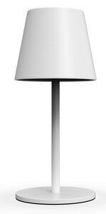 m-e Luna oplaadbare tafellamp - dimbaar - USB oplaadpoort - 6 kleurmodi - wit