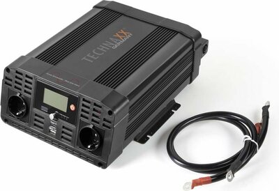Technaxx Germany TE20 omvormer - 2000 Watt uitgangsvermogen - 2x 230V - 2x USB