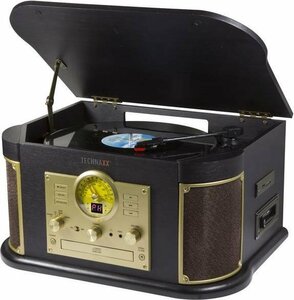 Technaxx TX-103 platenspeler met cassette, radio en cd