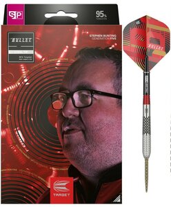 Target Stephen Bunting Gen. 5 95% Swiss Point steeltip dartpijlen