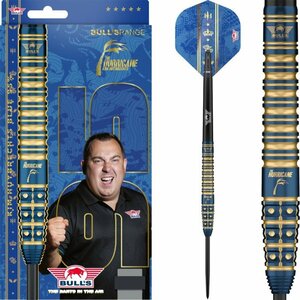 Bull's Kim Huybrechts Blue 95% steeltip dartpijlen