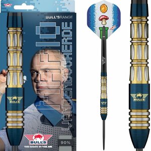 Bull's Mario Vandenbogaerde E3 90% steeltip dartpijlen