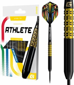 GOAT Athlete Yellow 90% steeltip dartpijlen