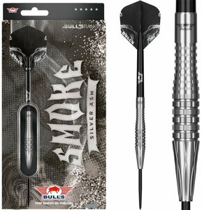 Bull's Smoke Silver Ash 90% steeltip dartpijlen