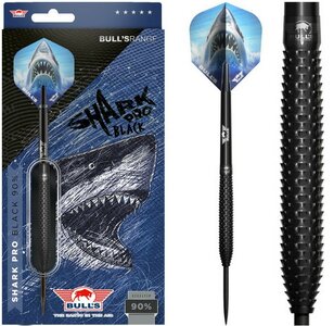 Bull's Shark Pro Black 90% steeltip dartpijlen