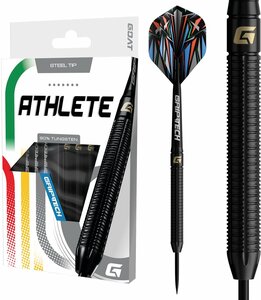 GOAT Athlete Black 90% steeltip dartpijlen