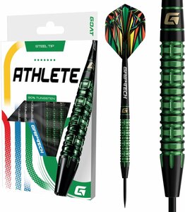 GOAT Athlete Green 90% steeltip dartpijlen