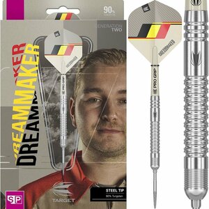 Target Dimitri van den Bergh Gen. 2 Swiss Point 90% steeltip dartpijlen
